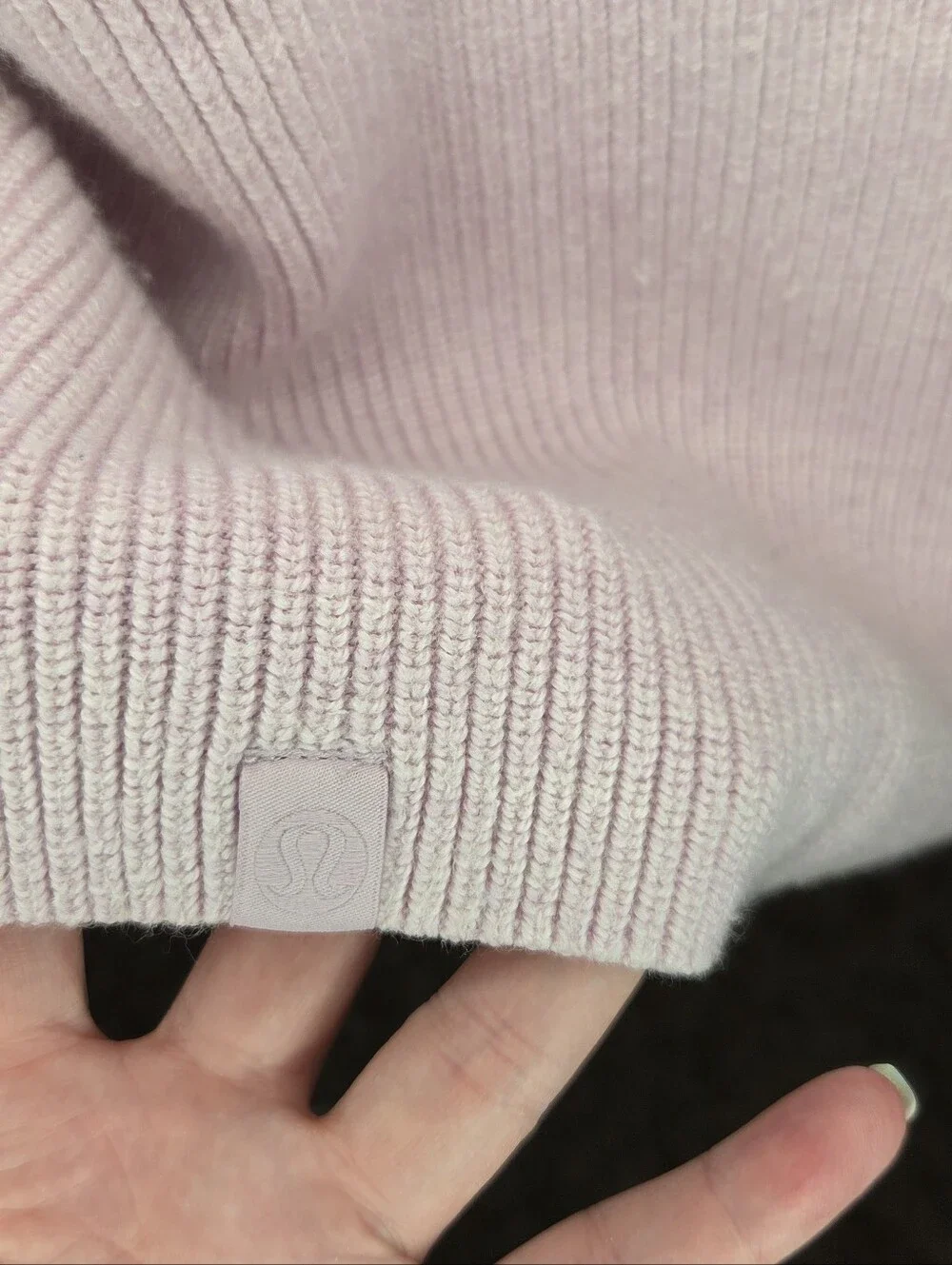 Lululemon Merino Wool-Blend Ribbed Crewneck Sweater Size 12